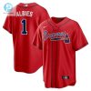 Ozzie Albies 1 Jersey Atlanta Braves Alternate Player Name Jersey Red stylepulseusa 1