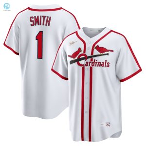 Ozzie Smith St. Louis Cardinals Home Cooperstown Collection Player Jersey White Mlb stylepulseusa 1 1