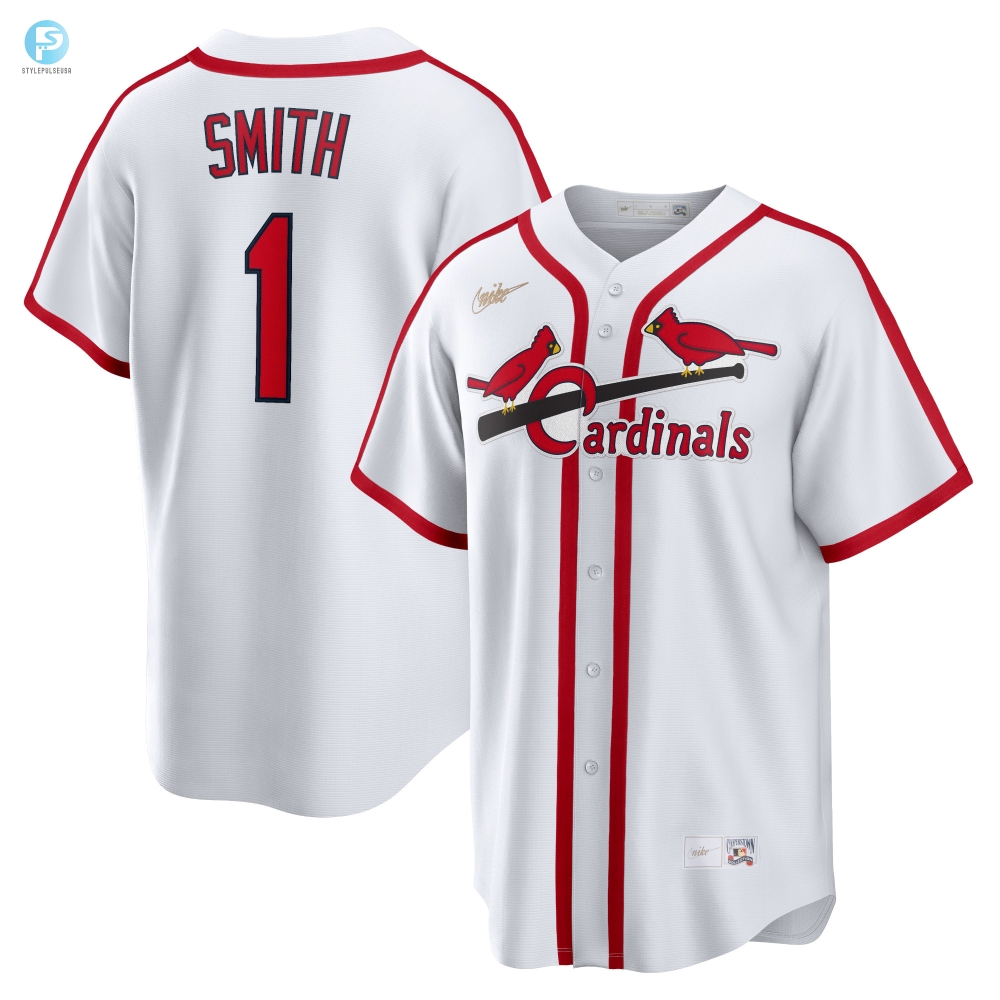 Ozzie Smith St. Louis Cardinals Home Cooperstown Collection Player Jersey  White Mlb 