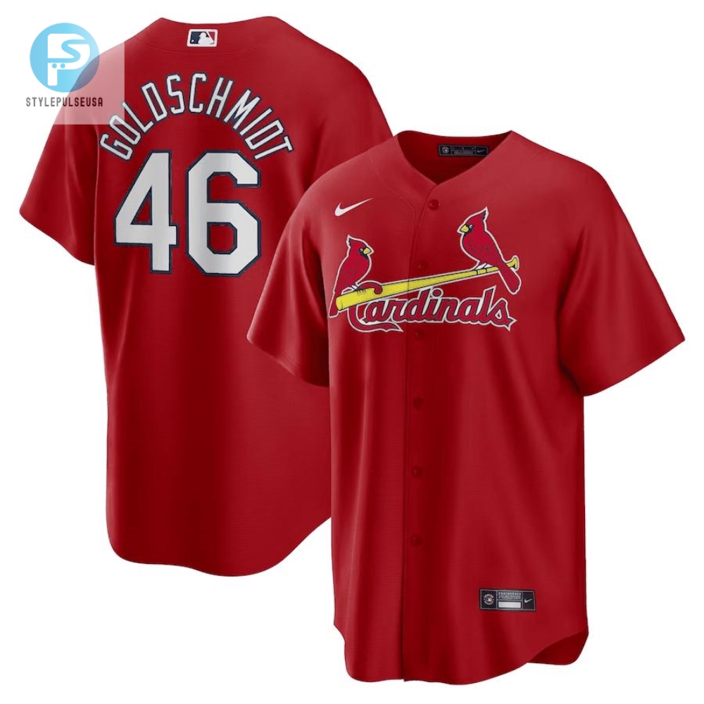 Paul Goldschmidt 46 St. Louis Cardinals Alternate Men Jersey  Red 