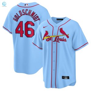 Paul Goldschmidt St Louis Cardinals Alternate Replica Player Name Jersey Light Blue Mlb stylepulseusa 1 1