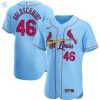 Paul Goldschmidt St. Louis Cardinals Alternate Authentic Player Jersey Light Blue Mlb stylepulseusa 1