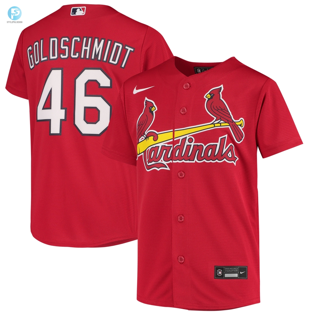 Paul Goldschmidt St. Louis Cardinals Alternate Replica Player Jersey  Red Mlb 