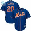 Pete Alonso New York Mets Alternate Official Cool Base Player Jersey Royal stylepulseusa 1