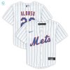 Pete Alonso New York Mets Preschool Home Replica Player Jersey White Mlb stylepulseusa 1