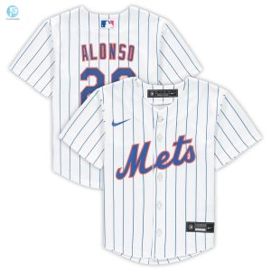 Pete Alonso New York Mets Preschool Home Replica Player Jersey White Mlb stylepulseusa 1 1