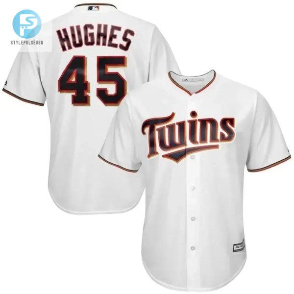 Phil Hughes Minnesota Twins Official Cool Base Player Jersey White stylepulseusa 1