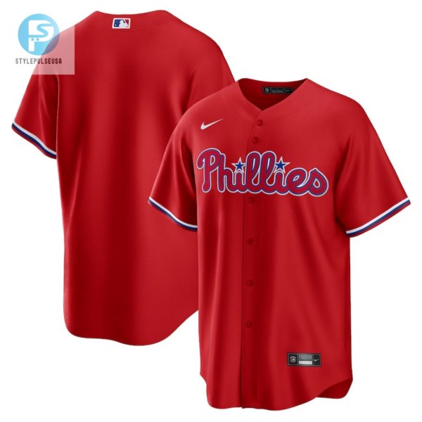 Philadelphia Phillies Alternate Men Jersey Red stylepulseusa 1