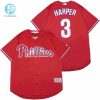 Philadelphia Phillies Bryce Harper 3 2020 Mlb Red Jersey stylepulseusa 1