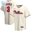 Philadelphia Phillies Bryce Harper 3 2020 Mlb White Jersey stylepulseusa 1