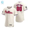 Philadelphia Phillies Custom 00 Cream 202223 World Series Jersey stylepulseusa 1