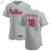 Philadelphia Phillies Kyle Schwarber 18 Road Player Name Jersey Gray Jersey stylepulseusa 1