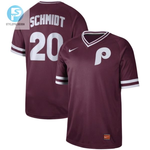 Philadelphia Phillies Mike Schmidt 20 2020 Mlb Plum Jersey stylepulseusa 1