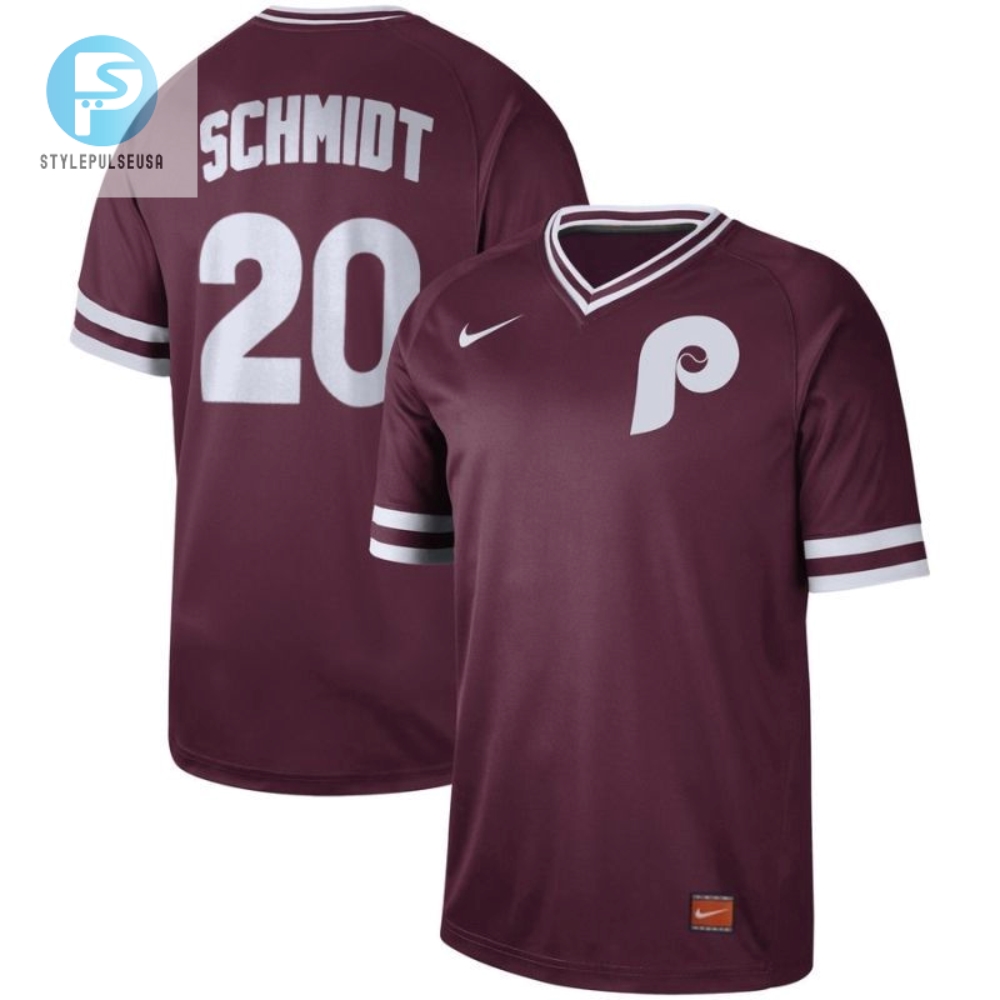 Philadelphia Phillies Mike Schmidt 20 2020 Mlb Plum Jersey 