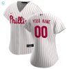 Philadelphia Phillies Womens Home Replica Custom Jersey White Custom Jerseys Mlb stylepulseusa 1