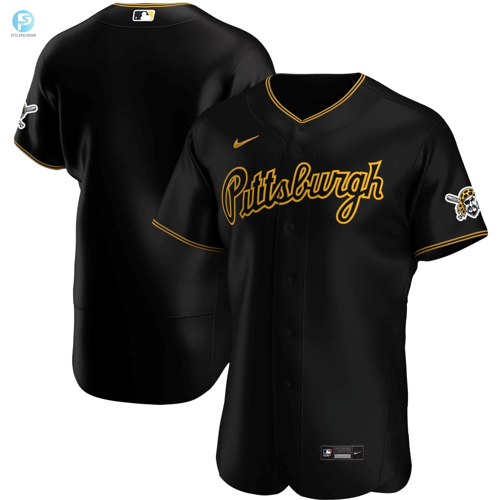 Pittsburgh Pirates Alternate Authentic Team Jersey Black Mlb 