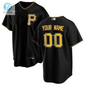 Pittsburgh Pirates Alternate Custom Men Jersey Black stylepulseusa 1 1