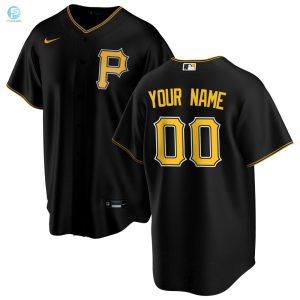 Pittsburgh Pirates Alternate Replica Custom Jersey Black Custom Jerseys Mlb stylepulseusa 1 1