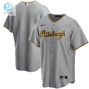 Pittsburgh Pirates Away Men Jersey Gray stylepulseusa 1 1