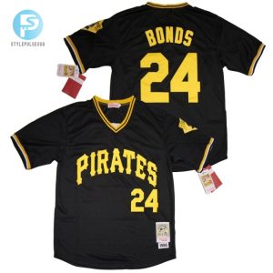 Pittsburgh Pirates Barry Bonds 24 2020 Mlb Black Jersey stylepulseusa 1 1