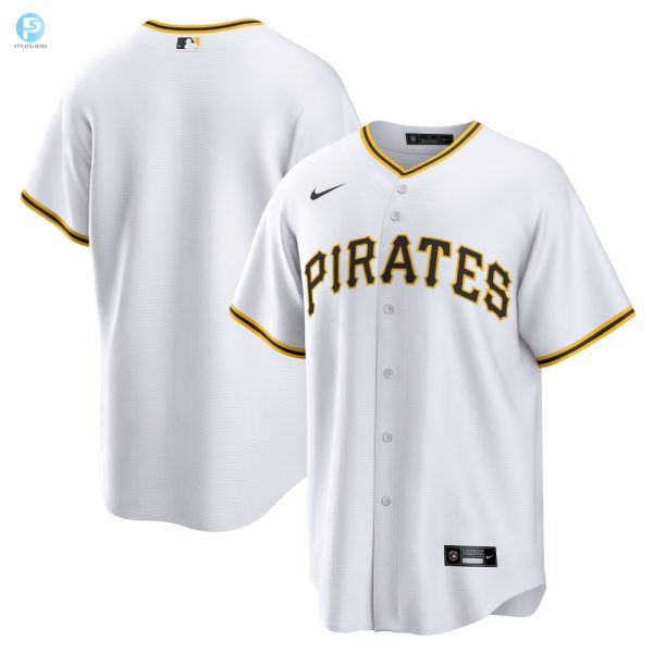 Pittsburgh Pirates Home Blank Replica Jersey White Mlb stylepulseusa 1