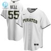 Pittsburgh Pirates Josh Bell 55 2020 Mlb White Jersey stylepulseusa 1