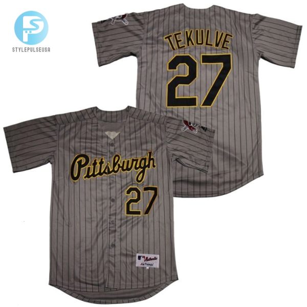 Pittsburgh Pirates Kent Tekulve 27 2020 Mlb Dark Grey Jersey stylepulseusa 1