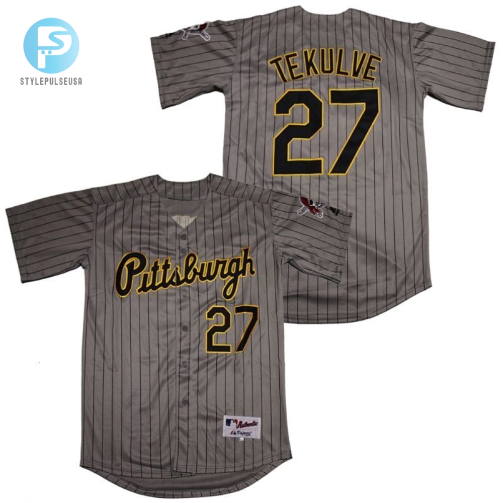 Pittsburgh Pirates Kent Tekulve 27 2020 Mlb Dark Grey Jersey 