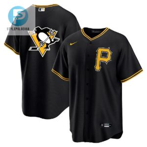 Pittsburgh Pirates Penguins Black Cool Base Stitched Jersey stylepulseusa 1 1