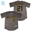 Pittsburgh Pirates Roberto Clemente 21 2020 Mlb Dark Grey Jersey stylepulseusa 1