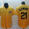 Pittsburgh Pirates Roberto Clemente 21 2020 Mlb Gradient Yellow Jersey stylepulseusa 1