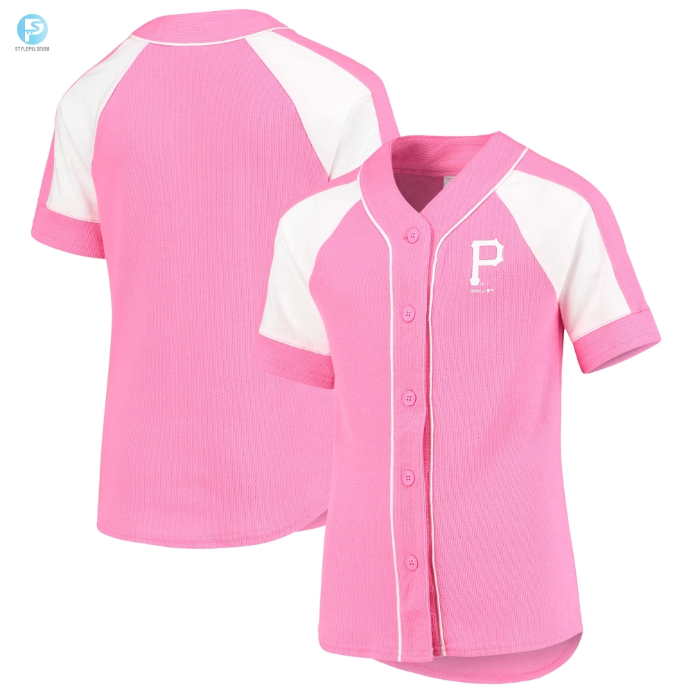 Pittsburgh Pirates Team Spirit Fashion Jersey  Pink Mlb 