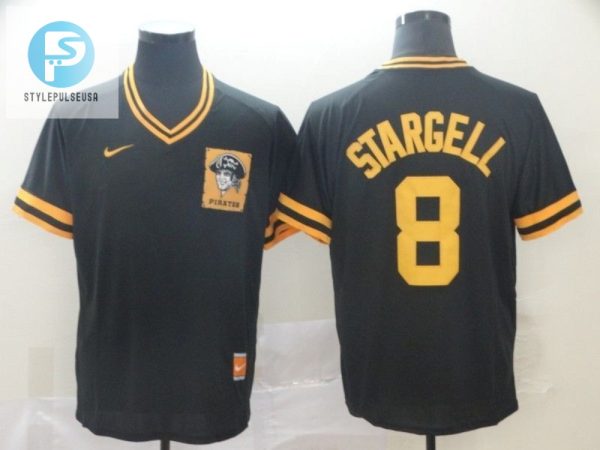 Pittsburgh Pirates Willie Stargell 8 2020 Mlb Black Jersey stylepulseusa 1