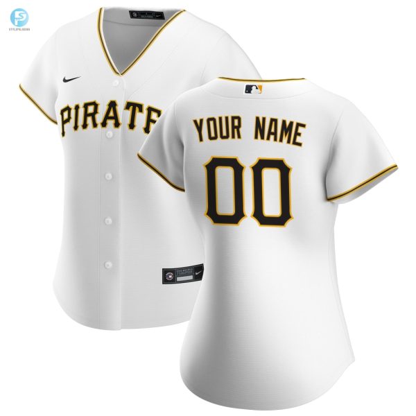 Pittsburgh Pirates Womens Home Replica Custom Jersey White Custom Jerseys Mlb stylepulseusa 1 1