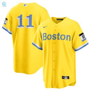 Rafael Devers Boston Red Sox 2021 City Connect Replica Player Jersey Goldlight Blue Mlb stylepulseusa 1 1