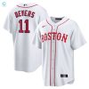 Rafael Devers Boston Red Sox 2021 Patriots Day Official Replica Player Jersey White Mlb stylepulseusa 1