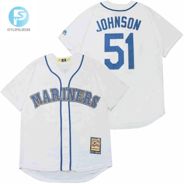 Randy Johnson 51 Seattle Marines 2020 Mlb White Jersey stylepulseusa 1 1