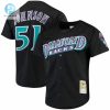 Randy Johnson Arizona Diamondbacks Jersey Mitchell And Ness Big And Tall Cooperstown Collection Mesh Buttonup Jersey Black stylepulseusa 1