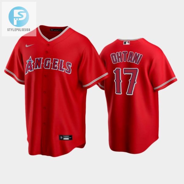 Red Los Angeles Angels Alternate 17 Shohei Ohtani Jersey stylepulseusa 1 1