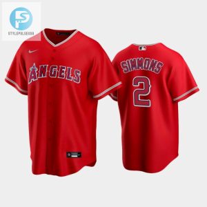 Red Los Angeles Angels Alternate 2 Andrelton Simmons Jersey stylepulseusa 1 1