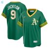 Reggie Jackson Oakland Athletics Road Cooperstown Collection Player Jersey Kelly Green Mlb stylepulseusa 1