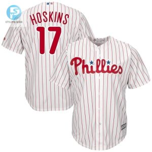 Rhys Hoskins Philadelphia Phillies Home Official Cool Base Player Jersey White stylepulseusa 1 1