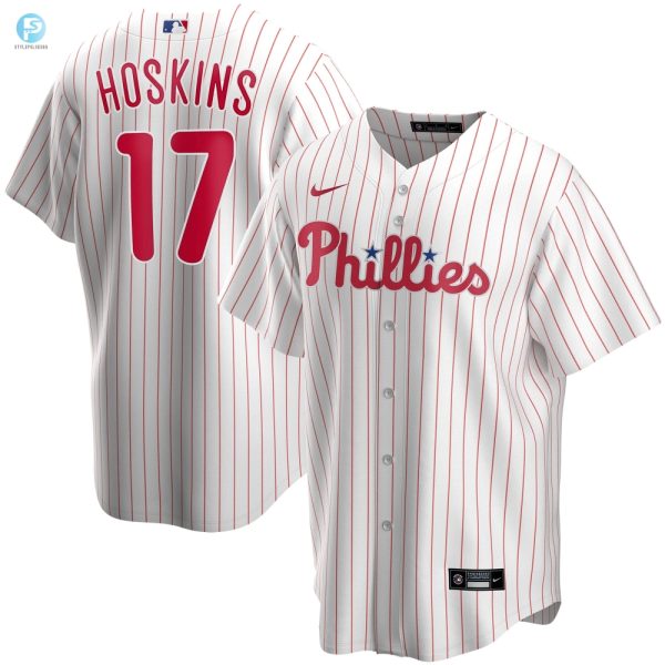 Rhys Hoskins Philadelphia Phillies Home Replica Player Jersey White Mlb stylepulseusa 1