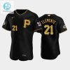 Roberto Clemente Day Pirates 21 Roberto Clemente Black Jersey stylepulseusa 1