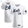 Robinson Cano New York Mets Home Authentic Player Jersey White Mlb stylepulseusa 1