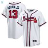 Ronald Acuna Jr Atlanta Braves Home Replica Player Name Jersey White Mlb stylepulseusa 1