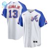 Ronald Acuna Jr. 13 Jersey Atlanta Braves 2023 City Connect Men Jersey White stylepulseusa 1