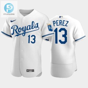 Salvador Perez 13 Kansas City Royals 202223 White Mens Jersey stylepulseusa 1 1