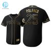 San Diego Padres 25 Gregory Polanco Mlb 2019 Golden Brandedition Black Jersey Gift For Padres Fans stylepulseusa 1