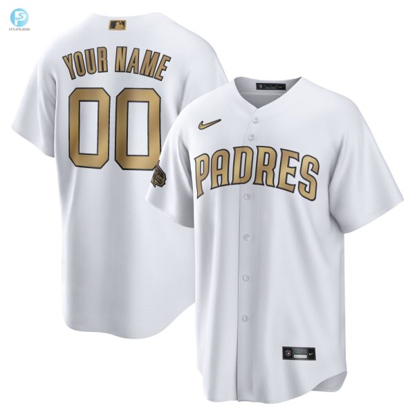 San Diego Padres 2022 Mlb Allstar Game Replica Custom Jersey White Custom Jerseys Mlb stylepulseusa 1